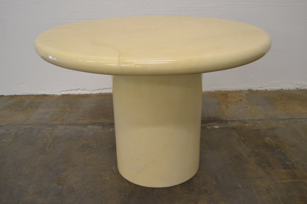 Karl Springer Goat Skin Center Table (1 of 4)