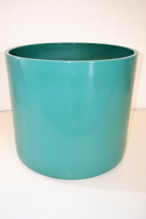 Turquoise Large Planter: 22.5 in H 25 in Round