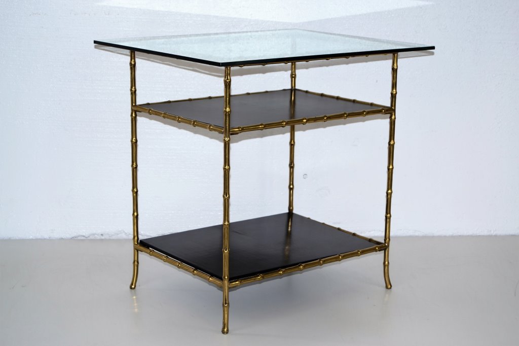 Bagues Faux Brass Three Tier Table (1 of 2)