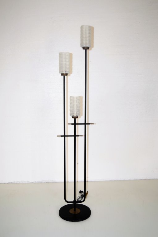 French Modern Three Tier Floor Lamp (1 of 6)