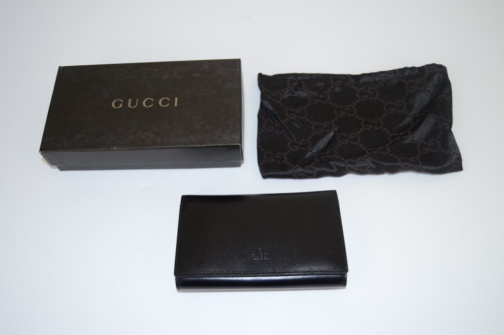 Gucci Black Leather Note Holder (1 of 4)