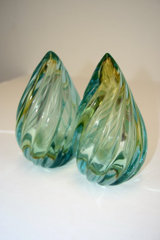 Seguso Book Ends Signed (1 of 5)