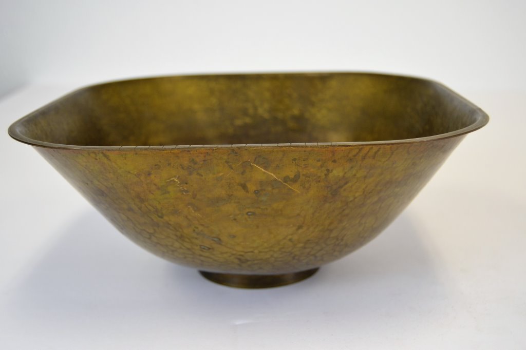 Hano Fokken Large Brass Bowl (1 of 5)