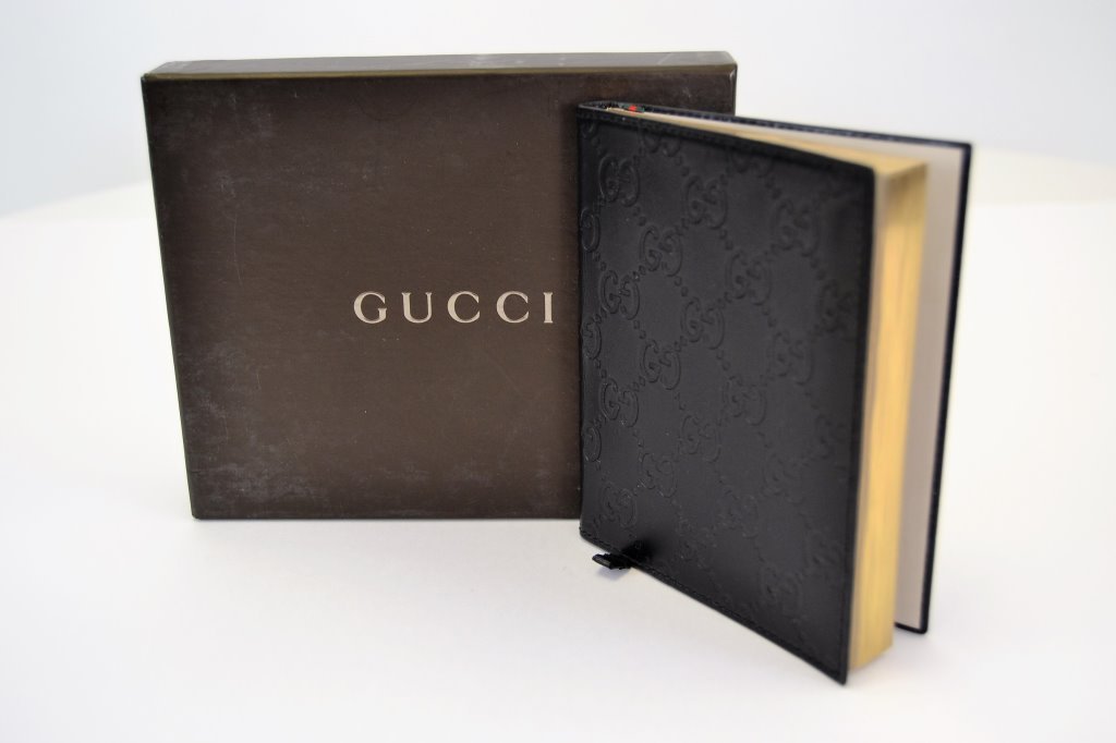 Gucci Black Leather Notebook (1 of 4)