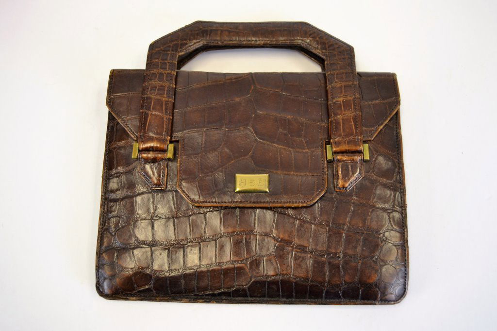 Hermes Extremely Rare 1920's Alligator Purse (1 of 7)