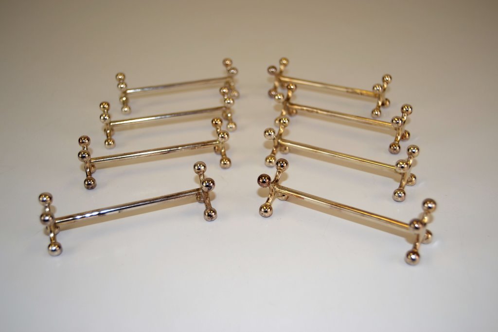 Christofle Art Deco Knife Rests Set of 8 (1 of 5)