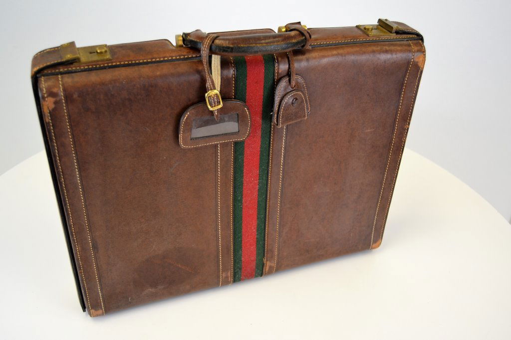 Gucci Vintage Briefcase with Key (1 of 5)