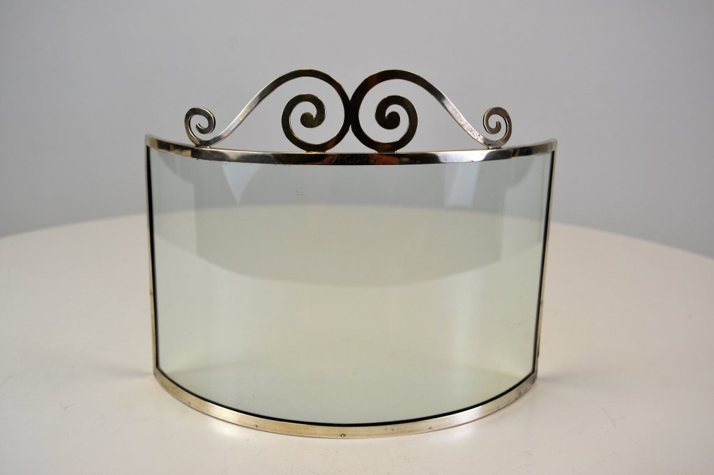 Black, Starr and Frost Sterling Rare Candle Screen: 10 in L 8.5 in H