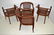 Baker Rattan Arm Chairs Set of Four - 3