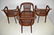 Baker Rattan Arm Chairs Set of Four - 4
