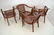 Baker Rattan Arm Chairs Set of Four - 5