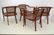 Baker Rattan Arm Chairs Set of Four - 6