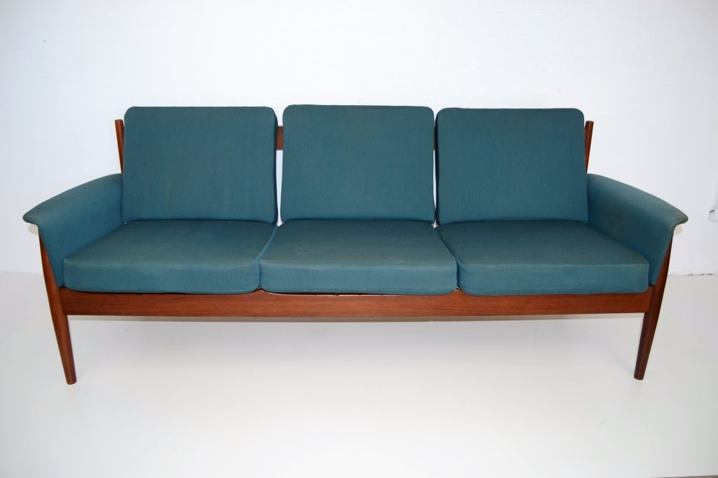 Grete Jalk Mid Century Teakwood Sofa (1 of 4)