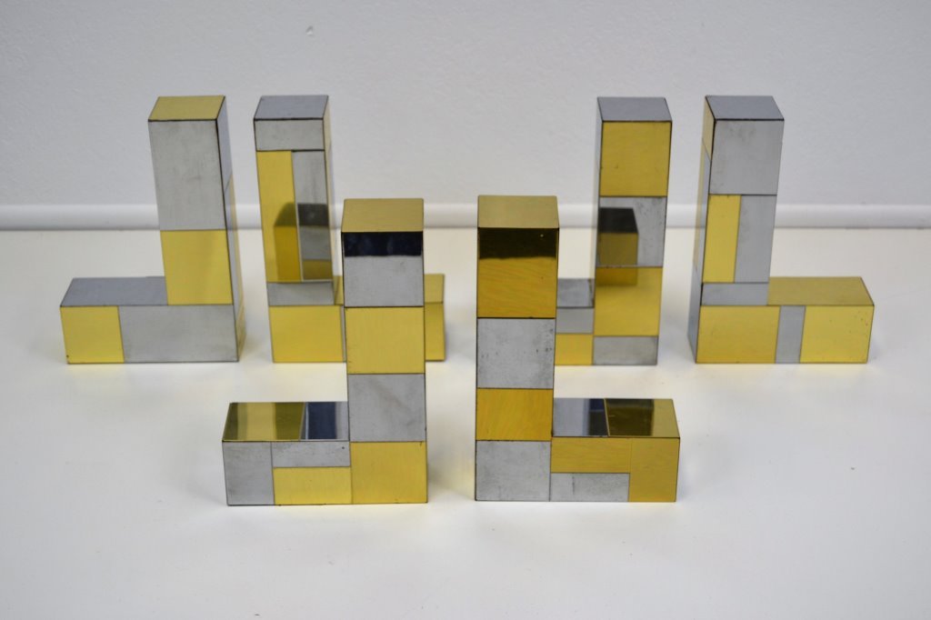 Paul Evans "Cityscape" Wall Brackets (1 of 7)