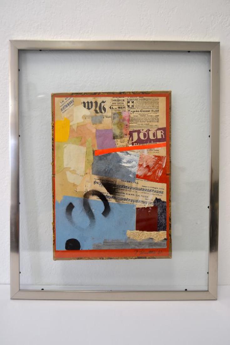 Kurt Schwitters Collage Signed and Dated (1 of 4)