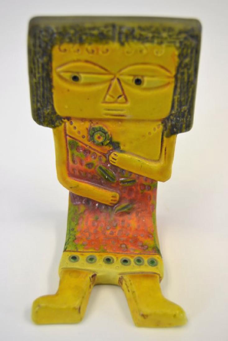 Fantoni Ceramic Shelf Sitter Signed (1 of 4)