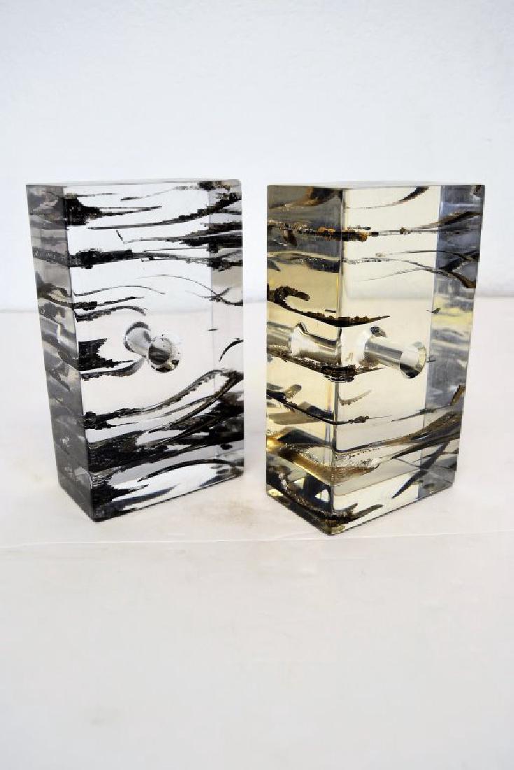 Zahara Schatz Bookends: 7 in Height - 2.5 X 4 in Each