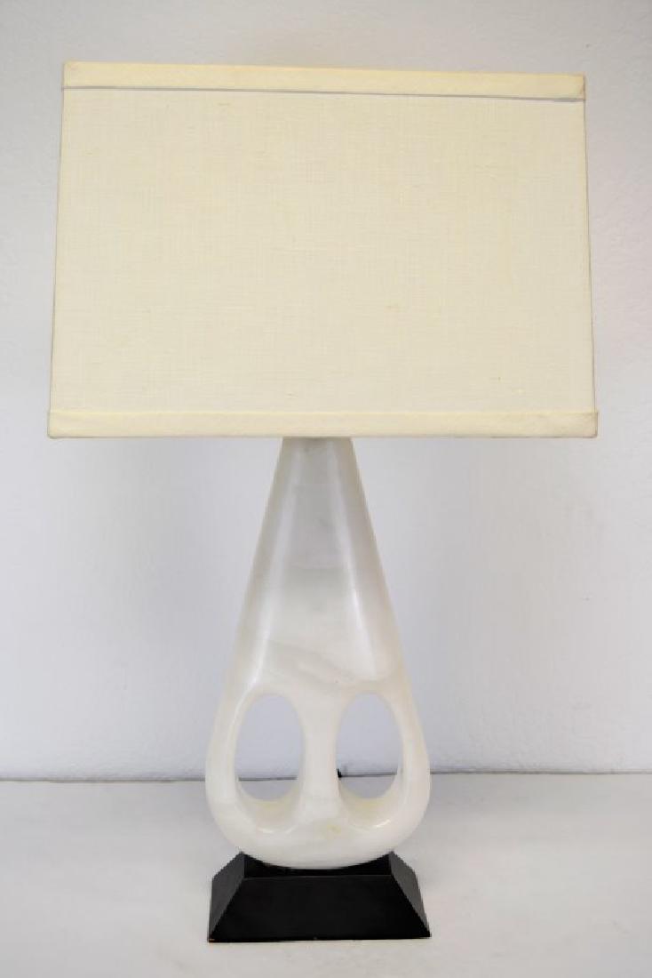 Art Deco Alabaster Lamp (1 of 3)
