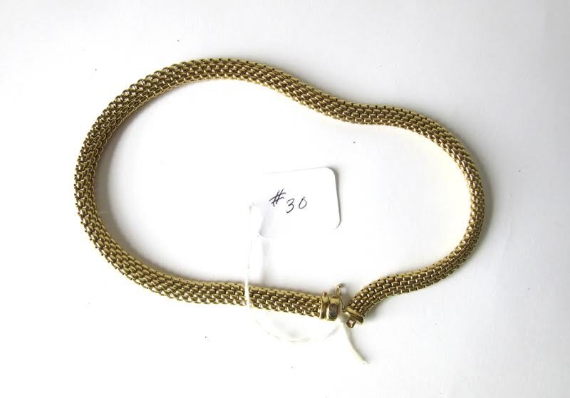 18K Italian gold necklace, 44 pennyweights. (1 of 1)