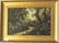 L. Lewis oil on canvas garden path. 8 by 12 inches, - 2
