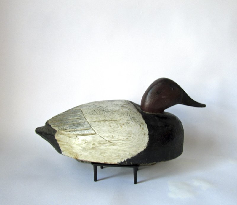 Canvasback Duck Decoy, Guyette And Schmidt Label,