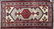 Old Serab camelhair Oriental scatter rug, 66 by 34