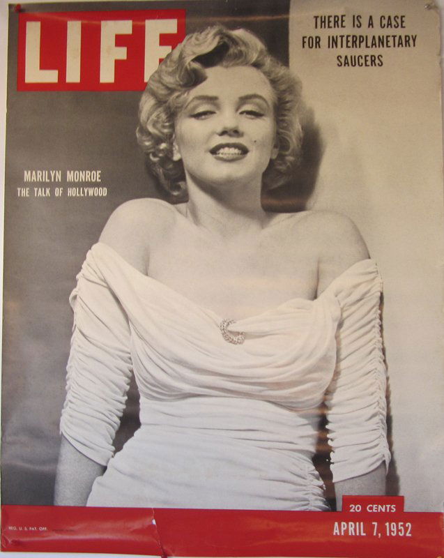 April 7th 1952 Life Magazine poster of Marilyn Monroe, (1 of 1)