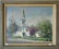 Michael Stoffa oil on canvas Cape Ann church, 16 by 20