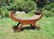 Antique classical settee. Condition: veneer and