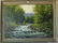 Wayne Morrell oil on board wooded landscape with
