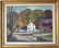 Otis Cook oil on canvas, "New England Scene," 20 by 24