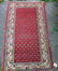 Old Seraband oriental scatter rug, 50 by 30 inches.