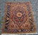 Old Ahar Heriz scatter rug, 58 by 44 inches. Condition: