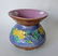 Antique Majolica spittoon, 6 inches tall. Condition: