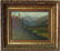 Oil on board Western landscape, 9 by 12 inches, framed.