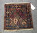Old Kurdish diamond pattern bag face, 23 by 24 inches.