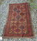 Baluchi scatter rug, 52 by 31 inches. Condition: quite