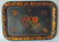 Sally Ann B. Jackson paint decorated tole tray, signed