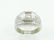 0.35ctw VS2-SI1/G-H Diamond & 14K WG 13mm Ring - 2