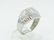 0.35ctw VS2-SI1/G-H Diamond & 14K WG 13mm Ring - 3