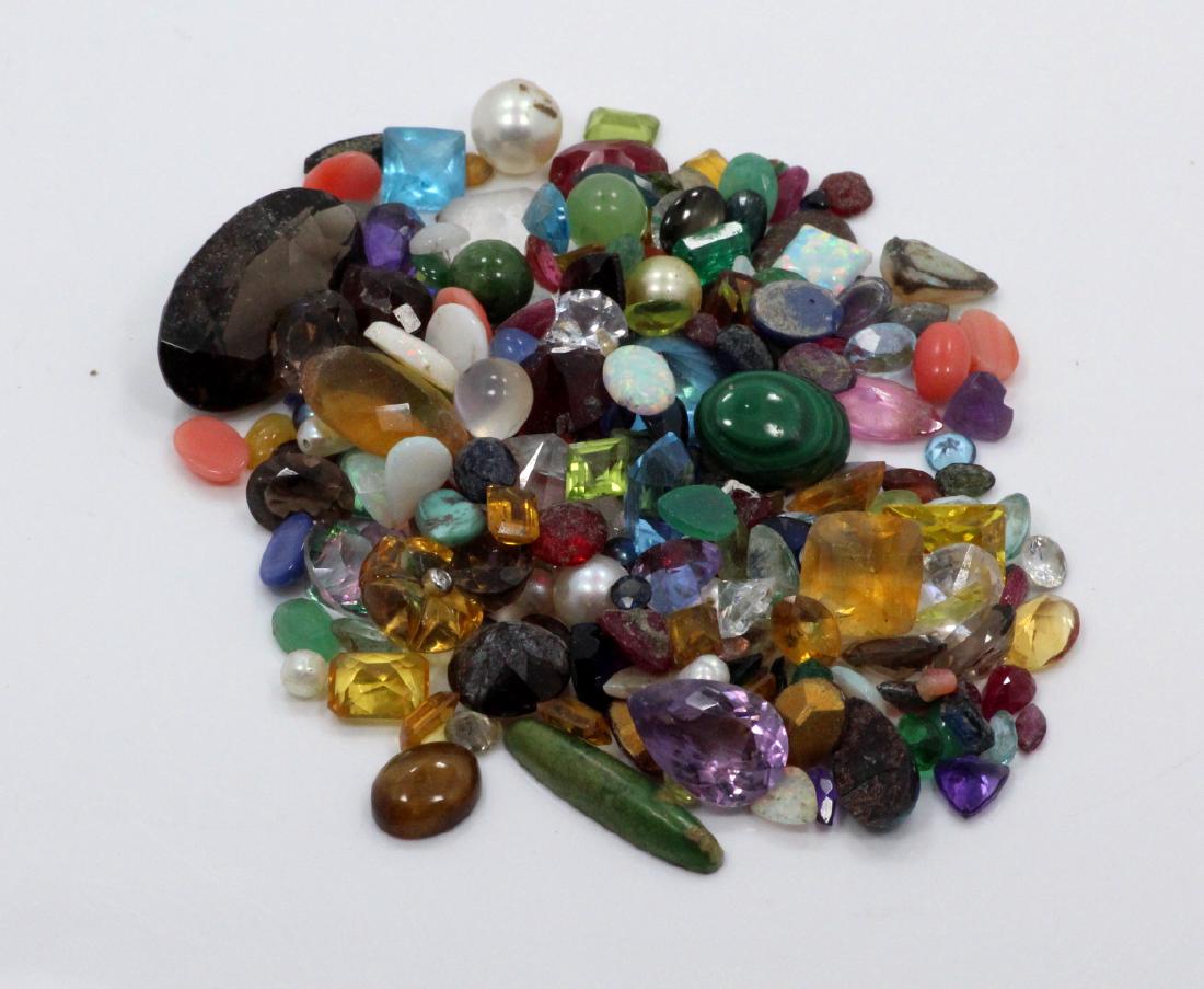 Lot of UNSEARCHED Genuine Gemstones **READ** (1 of 2)