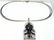 Sajen Sterling Silver Obsidian Goddess Pendant - 5