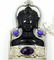 Sajen Sterling Silver Obsidian Goddess Pendant - 2