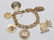 Solid 14K Yellow Gold 7" (6) Charm Bracelet - 6