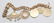 Solid 14K Yellow Gold 7" (6) Charm Bracelet - 8
