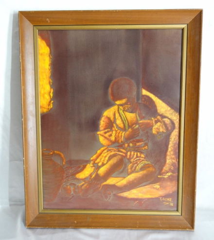 Tyrone Johnson The Beggar Boy Orig Painting Apr 01 2017 Gws Auctions Inc In Ca