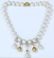 7ctw Diamond, 18K & 15mm South Sea Pearl Necklace