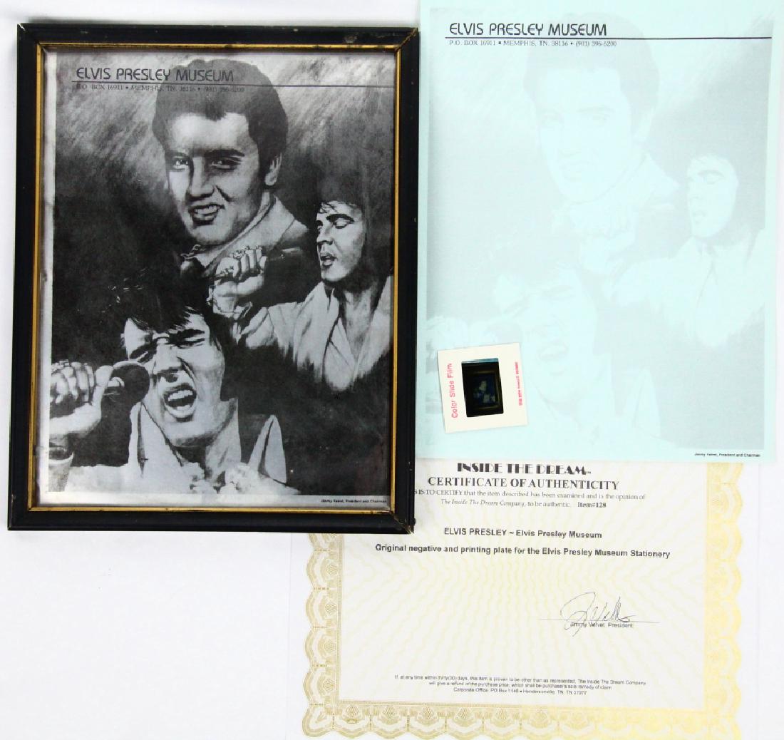 Elvis Museum Negative Photo/Printing Plate W/COA (1 of 5)