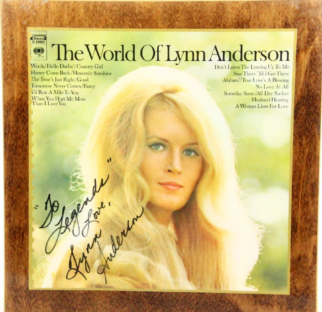 Lynn Anderson Laminated LP Cover on Wood W/COA (1 of 5)