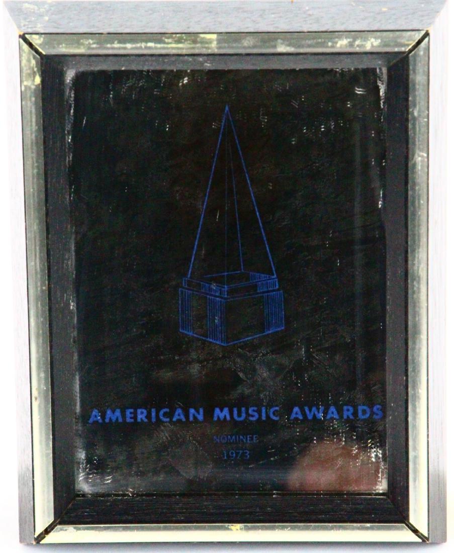 Conway Twitty 1973 AMA Nomination Placque W/COA (1 of 3)